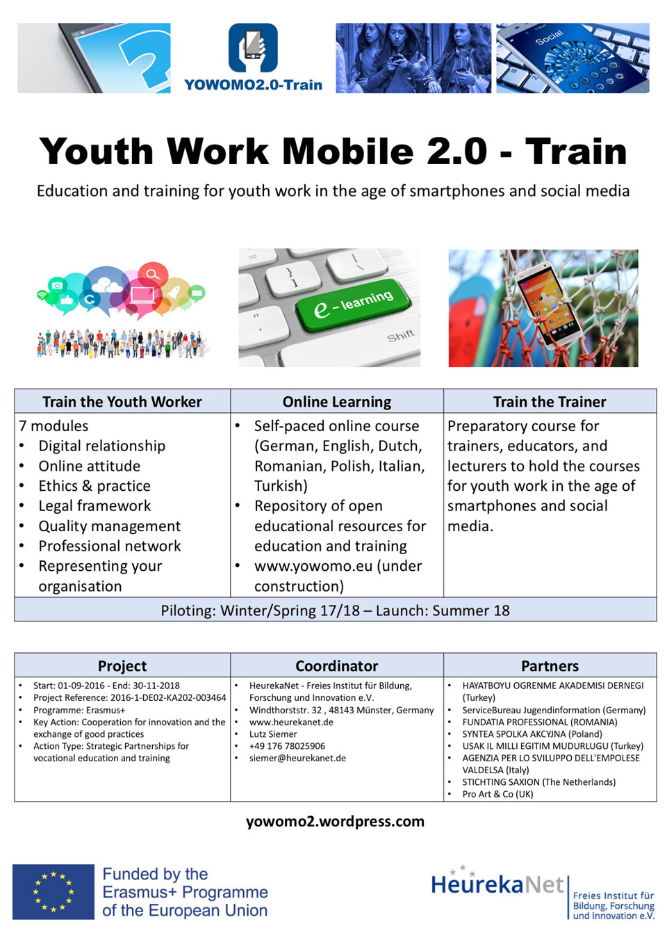 18.12.2017 - YOWOMO2.0-Train auf der „Digital Youth Work“ Konferenz präsentiert und diskutiert